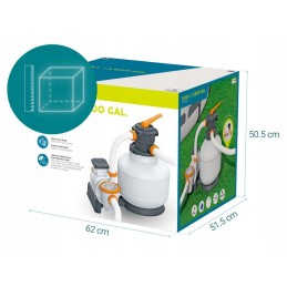 Smėlio filtro siurblys baseinui 58486 11 355 l bestway
