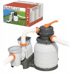 Efektyvus, stiprus smėlio siurblys baseinams, 5678 lh