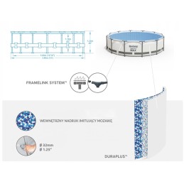 Bestway 5618w sodo baseinas 396x122cm