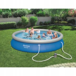 Bestway laisvai pastatomas baseinas 457 x 84 cm su filtru
