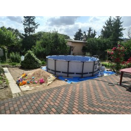 Plieninis sodo baseinas 427 x 107 cm bestway 56950