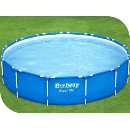 Tērauda dārza baseins 396x84 bestway 5612e ar max sūkni