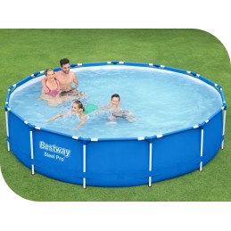 Tērauda dārza baseins 396x84 bestway 5612e ar max sūkni