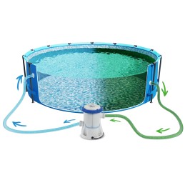Frame garden pool 396x84 bestway 5612e with max pump