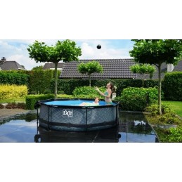 Baseinas q300 aukščio 76cm rėmo filtro siurblio išėjimo žaislai