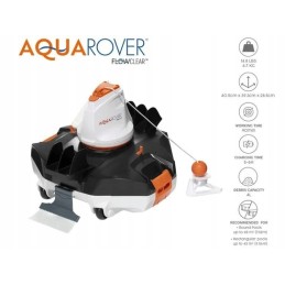 Modernus, patogus, savaeigis dulkių siurblys Aquarover Pool Bestway 58622