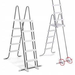 Baseino kopėčios 132 cm intex 28077