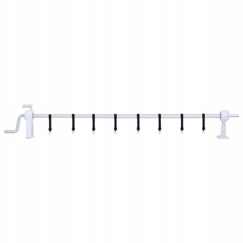 Vidaxl baseino dangtelio įtraukiklis su plastikiniu pagrindu