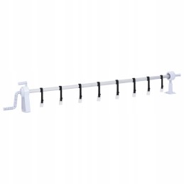 Vidaxl baseino dangtelio įtraukiklis su plastikiniu pagrindu