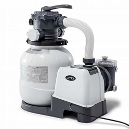 Intex 6 m3 h baseino filtre yra 36 m3 smėlio