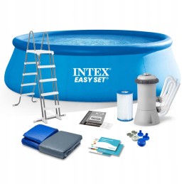 Intex easy pool 457x122cm siurblys