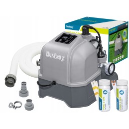 Chloro generatorius sodo baseinams 12 gh bestway 58775 naujas modelis 2024 m.