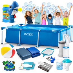 Rėmas sodo baseinas 300 x 200 x 75 cm 15in1 intex 28272 mašina
