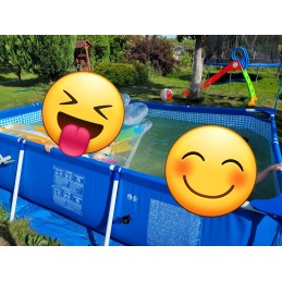 Rėmas sodo baseinas 300 x 200 x 75 cm 15in1 intex 28272 mašina